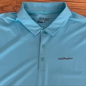 Nike Golf Dri-Fit Men's Turquoise Disney Polo Shirt